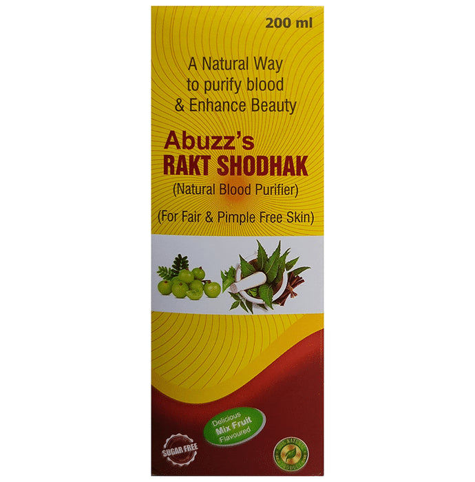 Abuzz's Rakt Shodhak Syrup Mix Fruit Sugar Free - Classic Derma