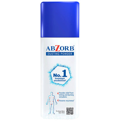 Abzorb Anti Fungal Dusting Powder | Absorbs Excess Sweat | Controls Itching | Derma Care | Manages Fungal Infections Dusting Powder
