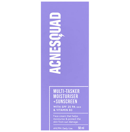 Acnesquad Multi-Tasker Moisturiser with Vitamin B3 Sunscreen SPF 25 PA+++ - Classic Derma