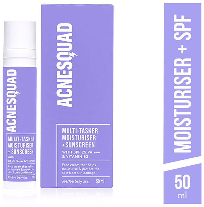 Acnesquad Multi-Tasker Moisturiser with Vitamin B3 Sunscreen SPF 25 PA+++