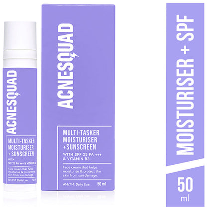 Acnesquad Multi-Tasker Moisturiser with Vitamin B3 Sunscreen SPF 25 PA+++