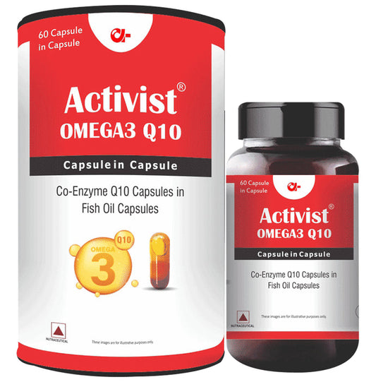 Activist Omega 3 Q 10 Capsule in Capsule - Classic Derma
