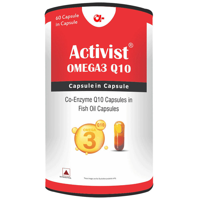 Activist Omega 3 Q 10 Capsule in Capsule