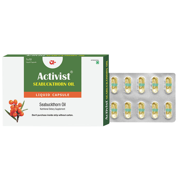 Activist Seabuckthorn Oil Liquid Capsule (10 Each) - Classic Derma