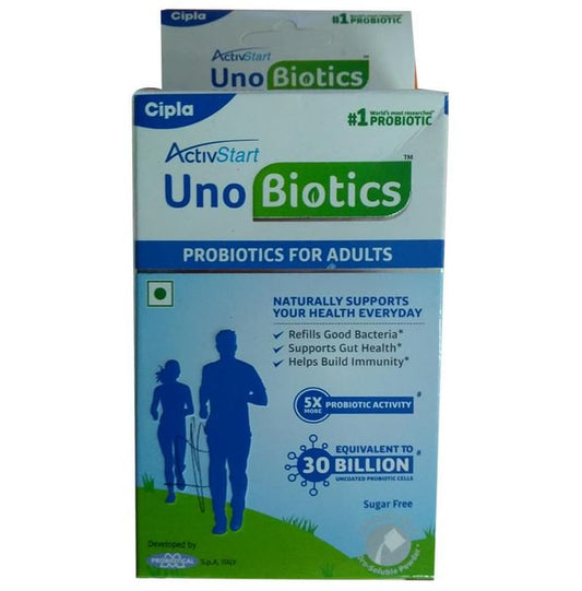 ActivStart UnoBiotics Probiotics Sachet for Adults' Gut Health | Sugar Free Sugar Free - Classic Derma