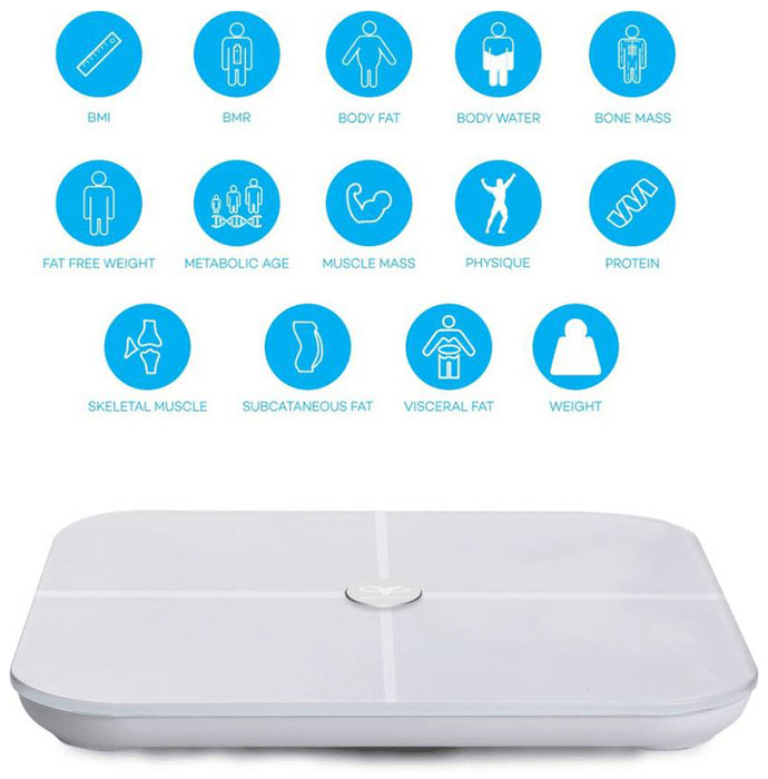 Actofit Smart Scales to Measure 14 Body Composition Vitals with AI Health Coach Body Fat Analyzer