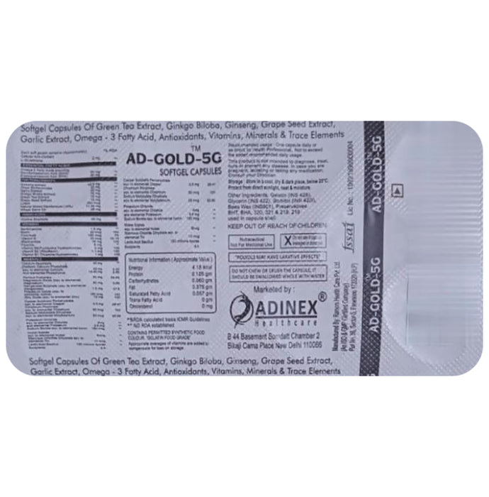 AD-Gold 5G Softgel Capsule