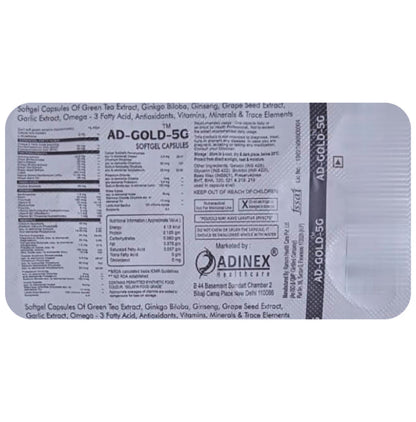AD-Gold 5G Softgel Capsule