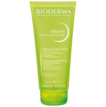 Bioderma Sebium Gel Moussant Actif Purifying Cleansing Active Foaming Gel - Classic Derma