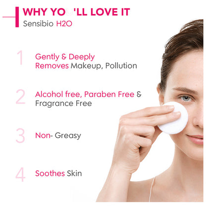 Bioderma Sensibio H2O Make up Removing Micellar Water & Cleanser | For Sensitive Skin