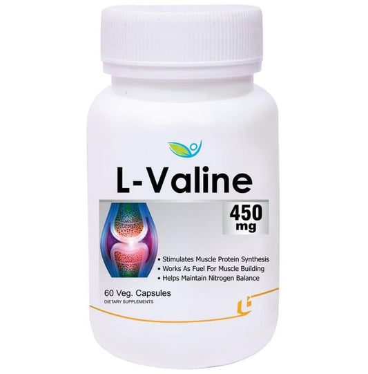 Biotrex L-Valine 450mg Veg Capsule - Classic Derma
