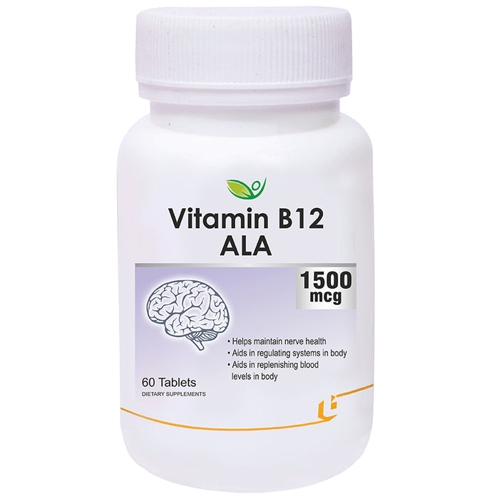 Biotrex Vitamin B12 & ALA 1500mg for Nerve Health & Blood Replenishment | Tablet - Classic Derma