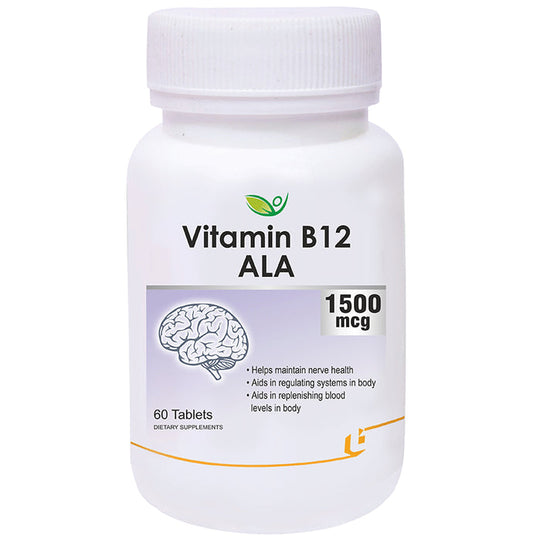 Biotrex Vitamin B12 & ALA 1500mg for Nerve Health & Blood Replenishment | Tablet - Classic Derma