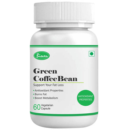 Bioven Green Coffee Bean Vegetarian Capsules - Classic Derma