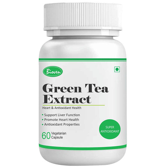 Bioven Green Tea Extract 400mg Vegetarian Capsules - Classic Derma