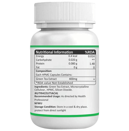 Bioven Green Tea Extract 400mg Vegetarian Capsules