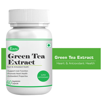 Bioven Green Tea Extract 400mg Vegetarian Capsules