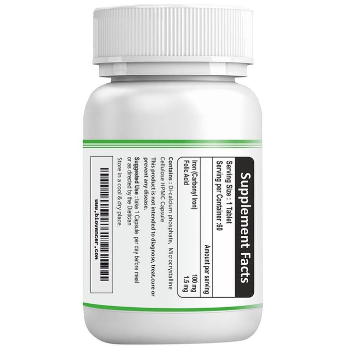 Bioven Iro Folic Acid Vegetarian Capsule