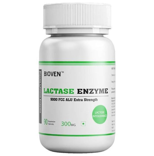 Bioven Lactase Enzyme 300mg Vegetarian Capsules - Classic Derma