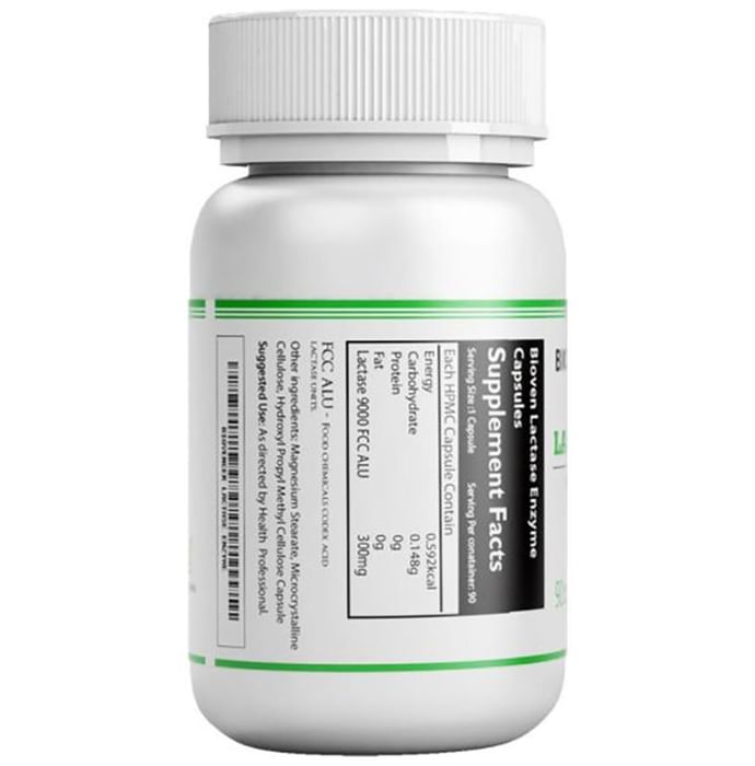 Bioven Lactase Enzyme 300mg Vegetarian Capsules