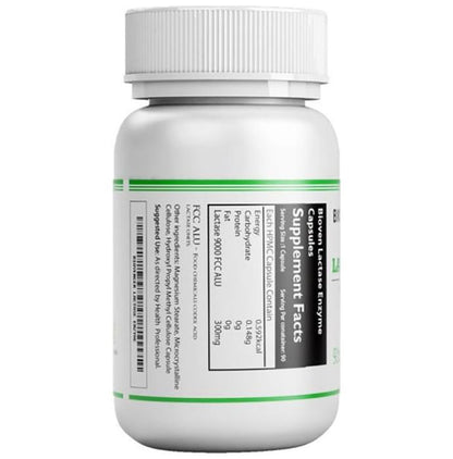 Bioven Lactase Enzyme 300mg Vegetarian Capsules