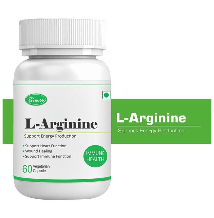 Bioven L-Arginine 500mg Vegetarian Capsule