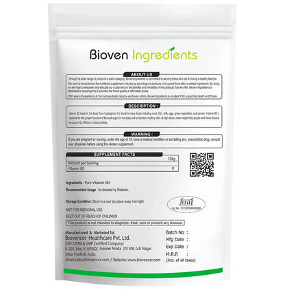 Bioven Vitamin B3 Powder
