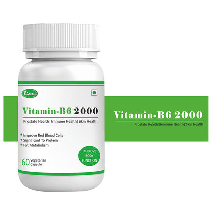 Bioven Vitamin B6 2000 Vegetarian Capsule