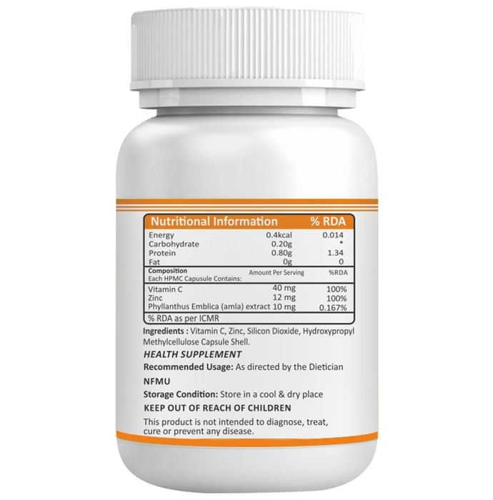 Bioven Vitamin C with Zinc Vegetarian Capsule