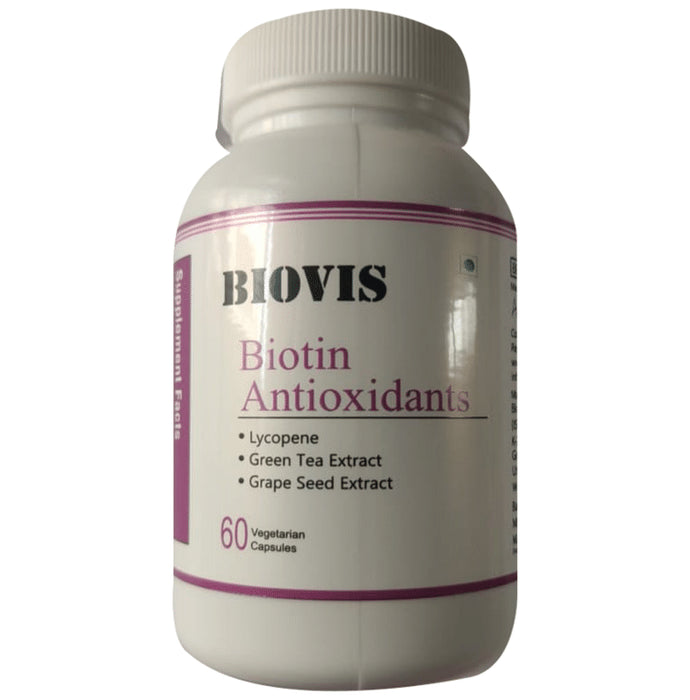 Biovis Biotin Antioxidants Vegetarian Capsule - Classic Derma