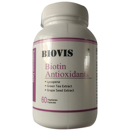 Biovis Biotin Antioxidants Vegetarian Capsule - Classic Derma