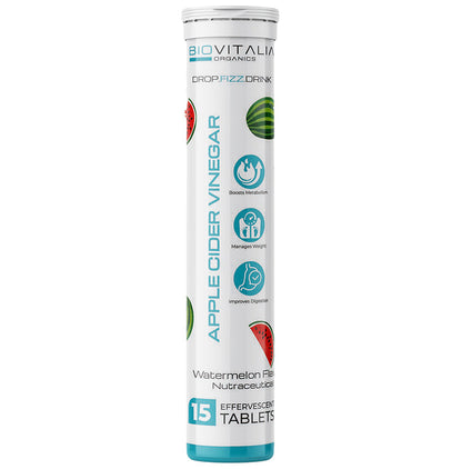 Biovitalia Organics Apple Cider Vinegar Effervescent Tablet Watermelon - Classic Derma
