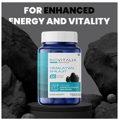 Biovitalia Organics Himalayan Shilajit 1000mg Capsule