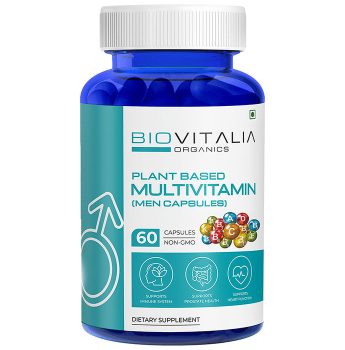 Biovitalia Organics Plant based Multivitamin 1000mg Men Capsule - Classic Derma