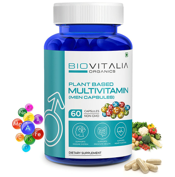 Biovitalia Organics Plant based Multivitamin 1000mg Men Capsule
