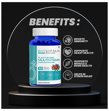 Biovitalia Organics Plant based Multivitamin 1000mg Men Capsule