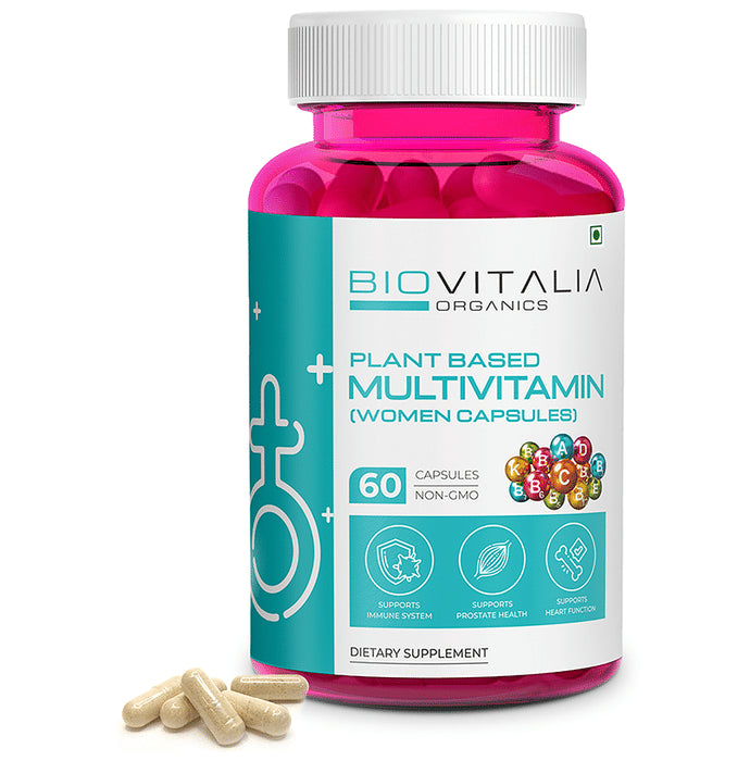 Biovitalia Organics Plant Based Multivitamin 1000mg Women Capsule