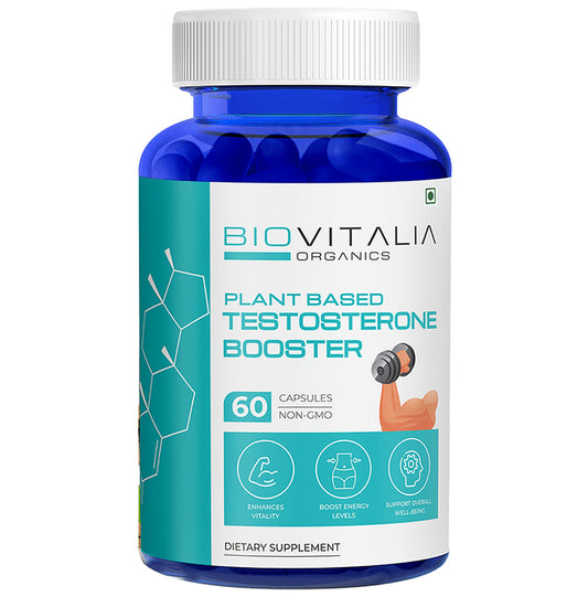 Biovitalia Organics Plant Based Testosterone Booster 1000mg Capsule - Classic Derma