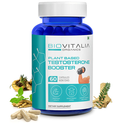 Biovitalia Organics Plant Based Testosterone Booster 1000mg Capsule