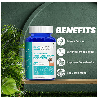 Biovitalia Organics Plant Based Testosterone Booster 1000mg Capsule