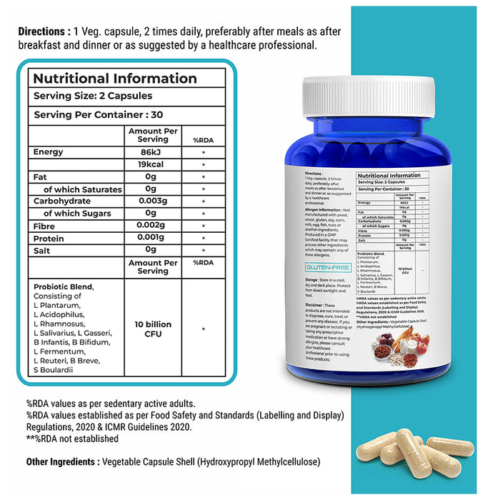 Biovitalia Organics Probiotics Capsule