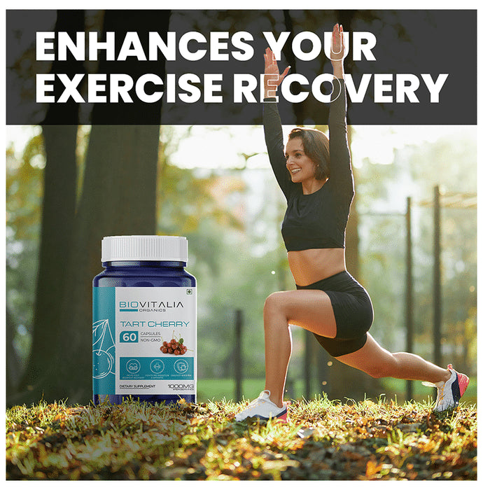 Biovitalia Organics Tart Cherry 1000mg Capsule
