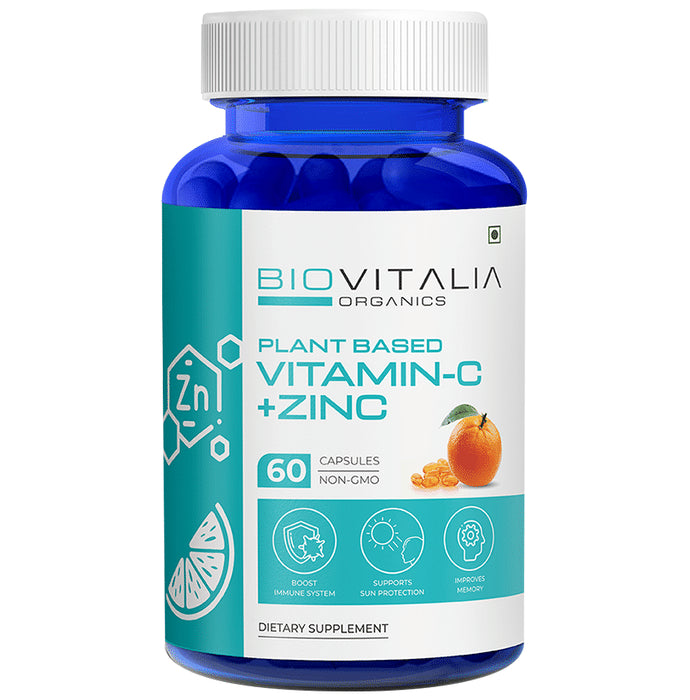 Biovitalia Organics Vitamin C + Zinc Capsule - Classic Derma