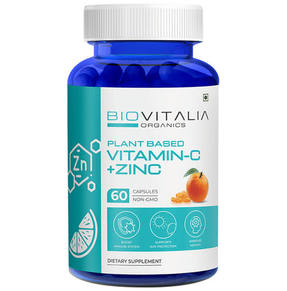 Biovitalia Organics Vitamin C + Zinc Capsule - Classic Derma