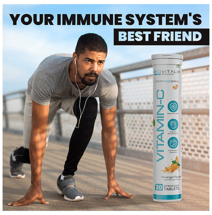 Biovitalia Organics Vitamin C Effervescent Tablet Orange