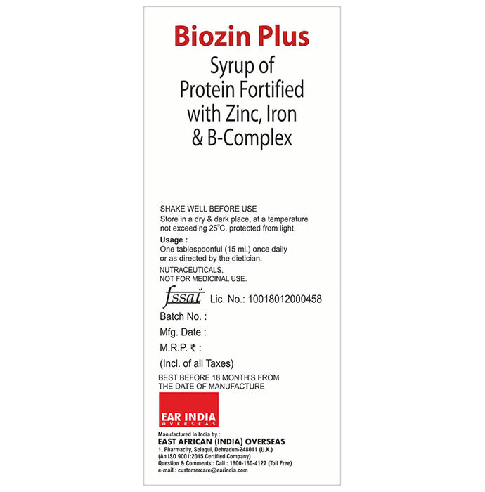 Biozin Plus Syrup