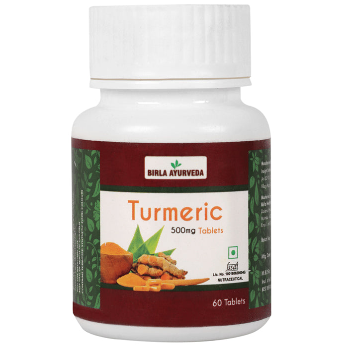 Birla Ayurveda Turmeric 500mg Tablet - Classic Derma