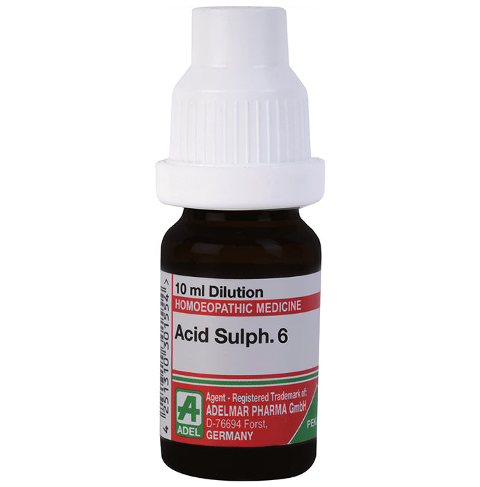 ADEL Acid Sulph Dilution 6 - Classic Derma