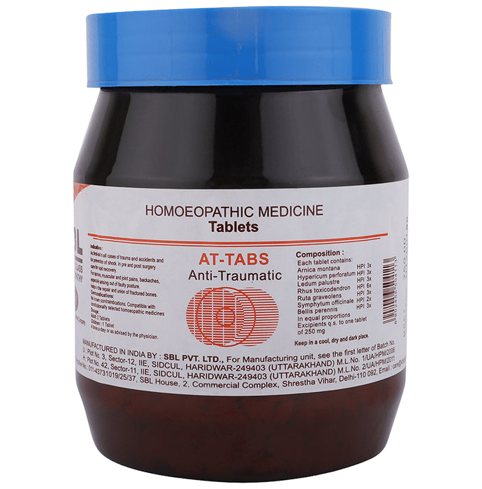 SBL AT-Tabs Ant- Traumatic Tablet - Classic Derma