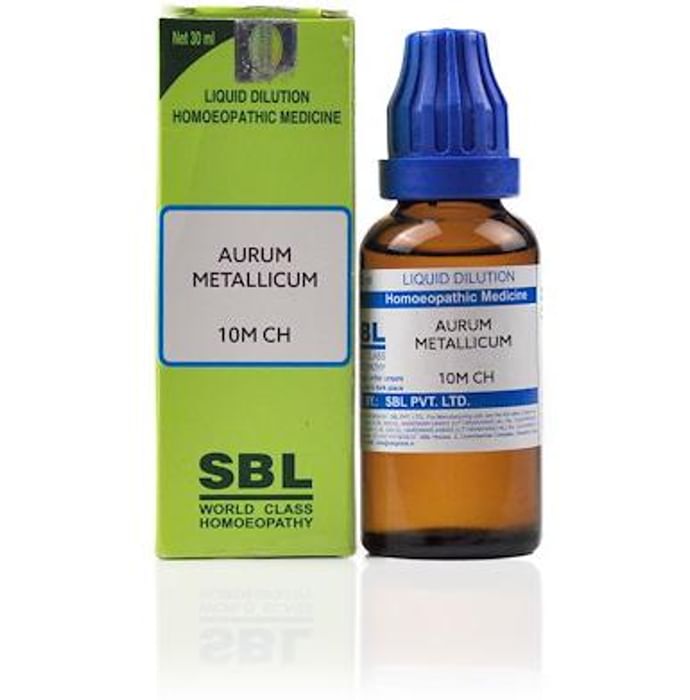 SBL Aurum Metallicum Dilution 10M CH - Classic Derma
